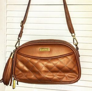 Brown Purse with alternative gold chain strap